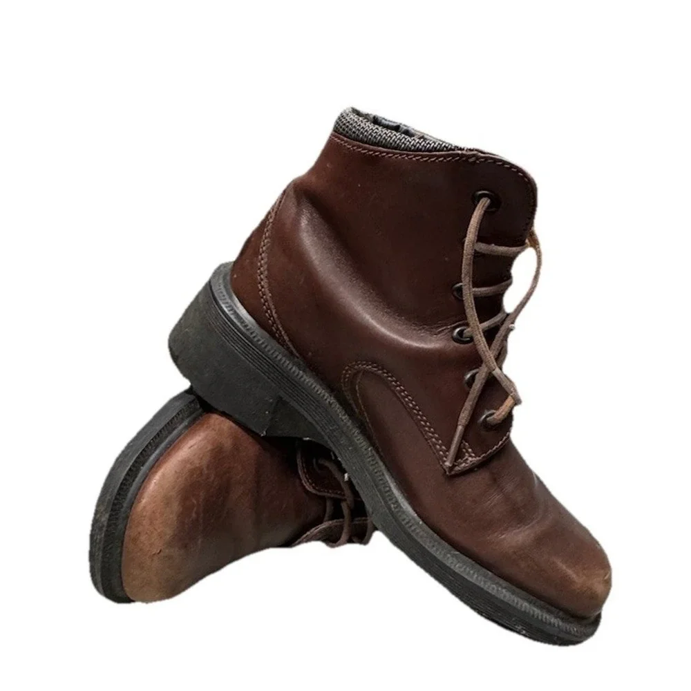 Vintage Brown Dr Marten's 8287 Air Wair Boots Size 4 AW 004 